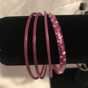 Set of 4 Pink bracelet